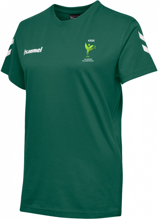 Hummel - Krsk Bomuld T-Shirt Dame - Evergreen